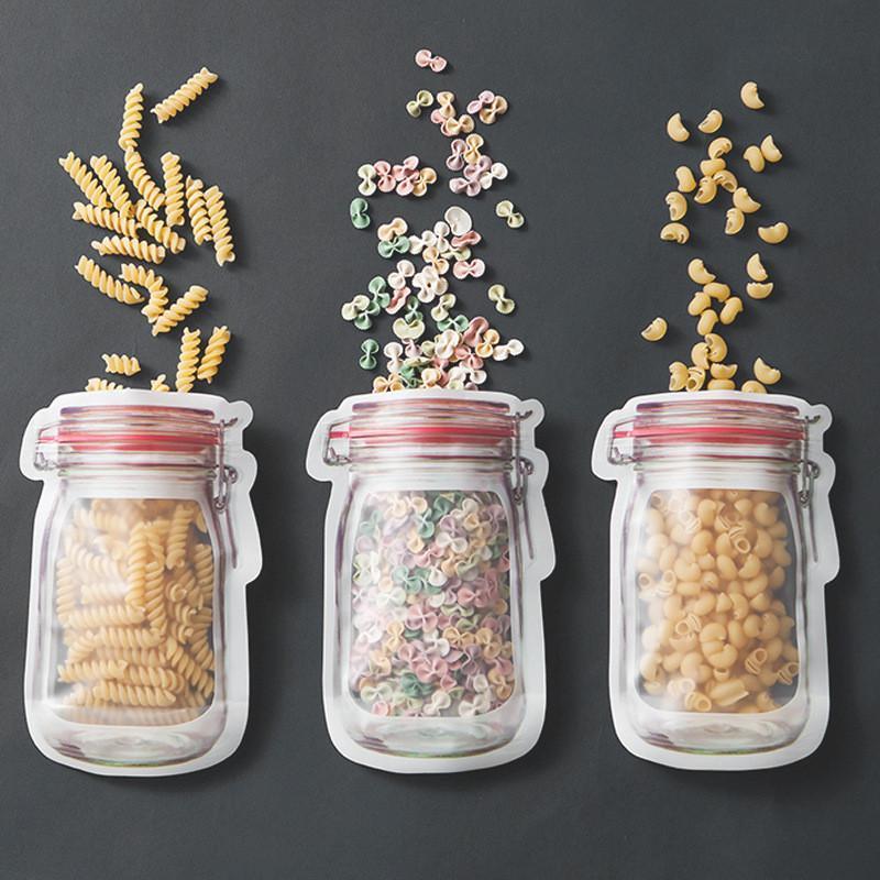 Reusable Mason Bottle Ziplock Bag