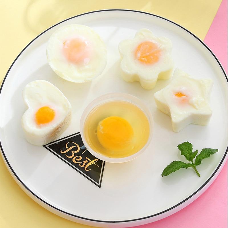 4Pcs/set Plastic Cute Egg Cooker