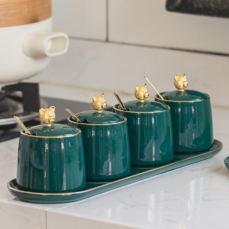Home Best Green Seasoning Jar