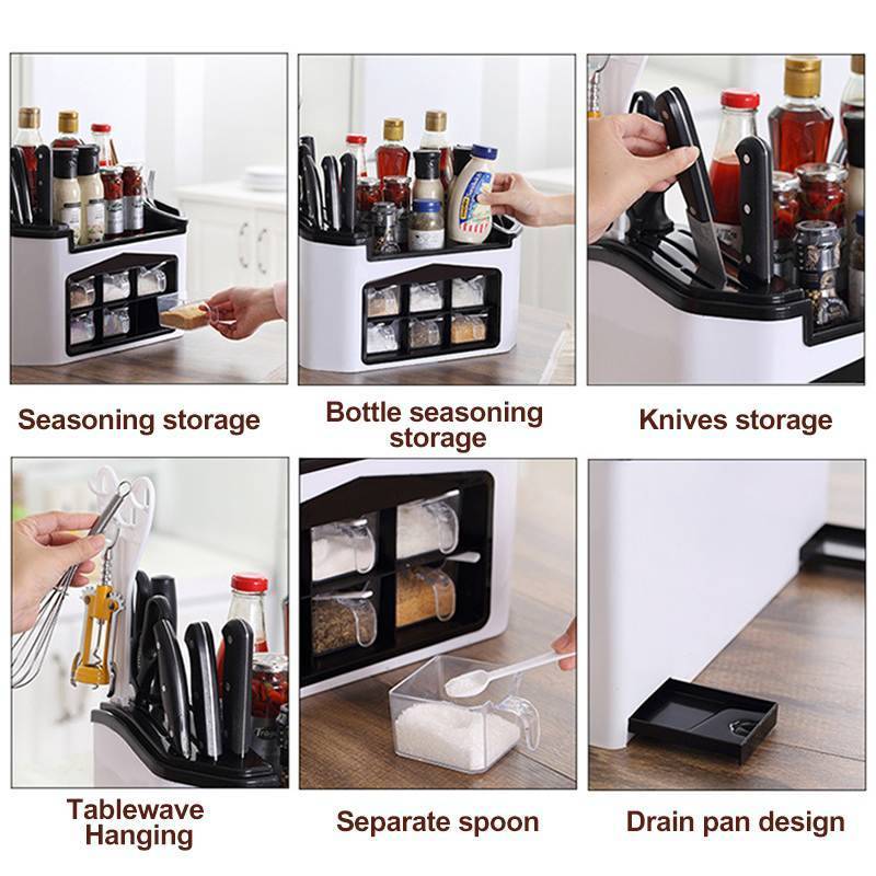 Kitchen Storage Rack Spice Box