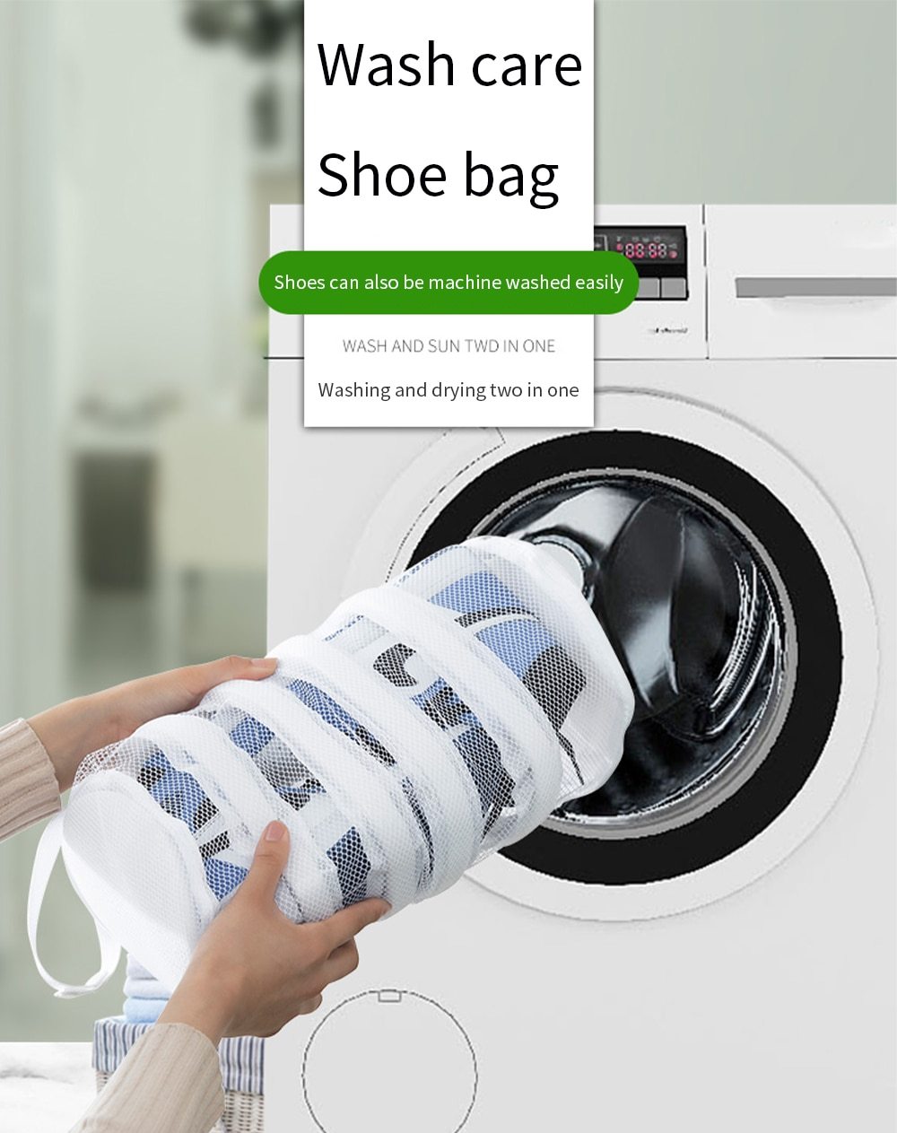 Home Best Shoe washing  bag