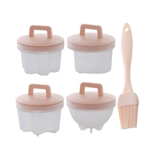 Home Best 4pcs Silicone Egg Poacher