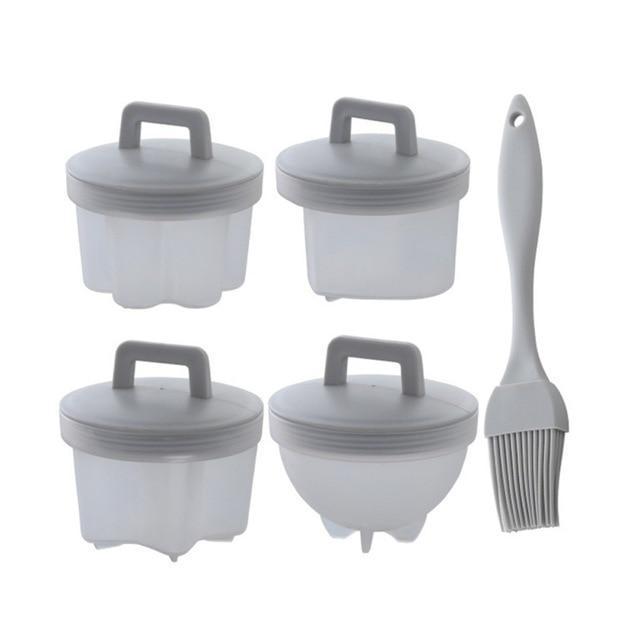 Home Best 4pcs Silicone Egg Poacher