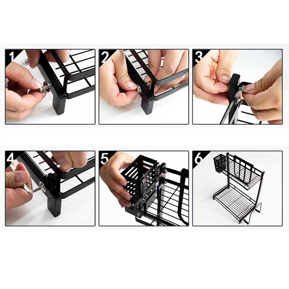 Home Best  Spice Rack Organizer Black