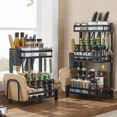 Home Best  Spice Rack Organizer Black