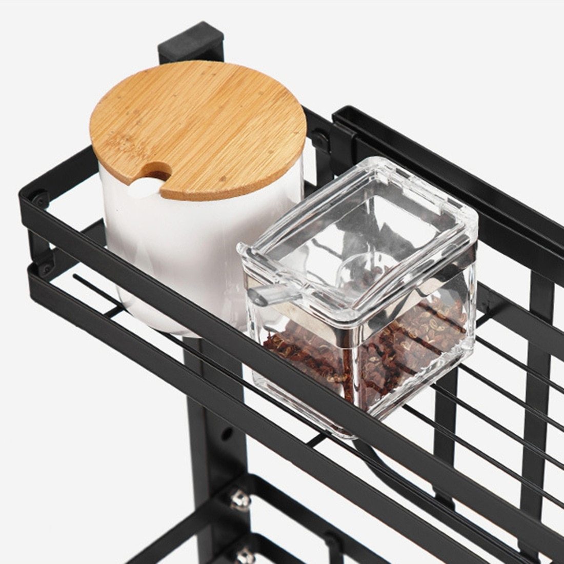 Home Best  Spice Rack Organizer Black