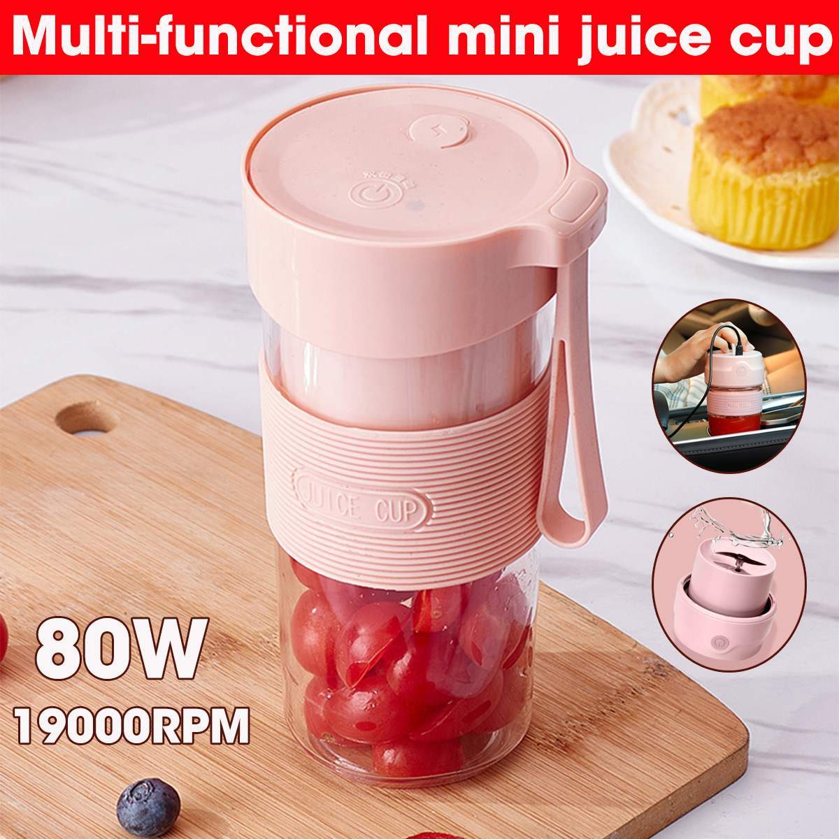 Mini Portable Electric Juicer