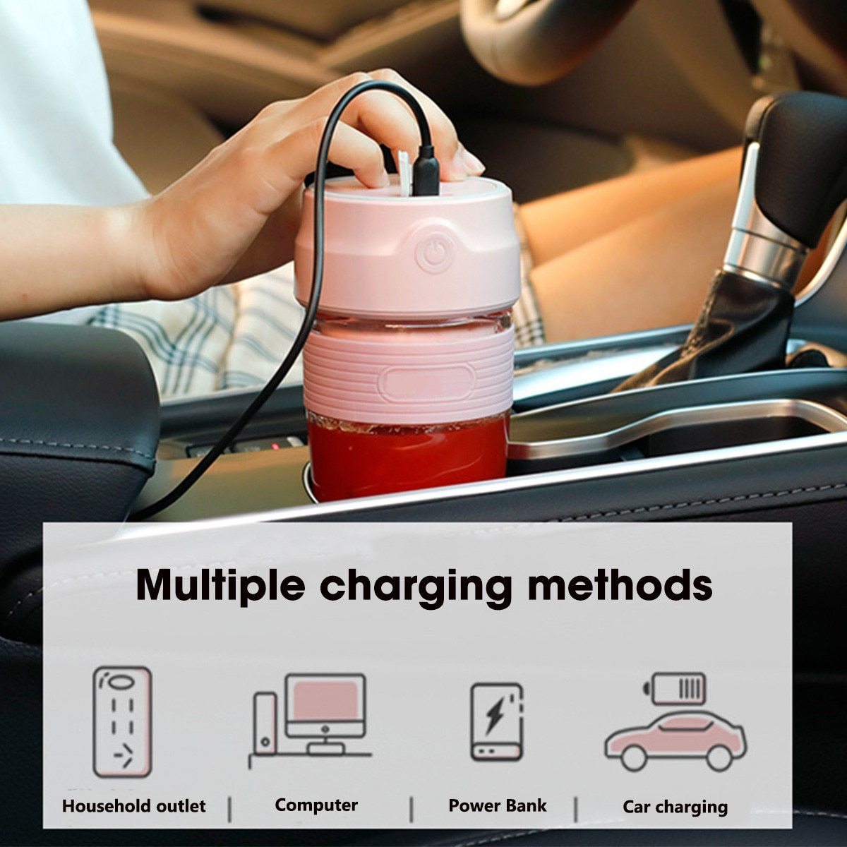 Mini Portable Electric Juicer