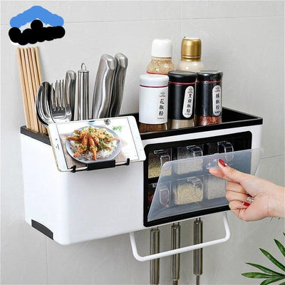 Wall-Mounted Spice Rack