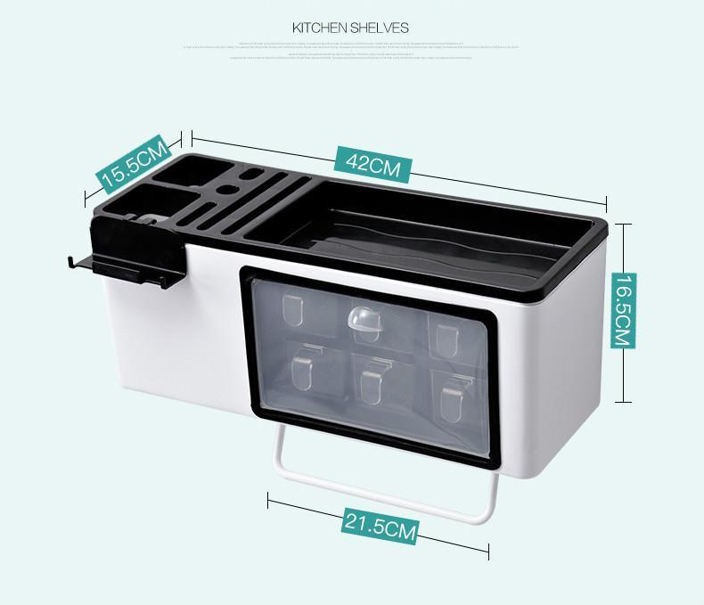Wall-Mounted Spice Rack