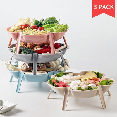 Platter Place dishes Stackable