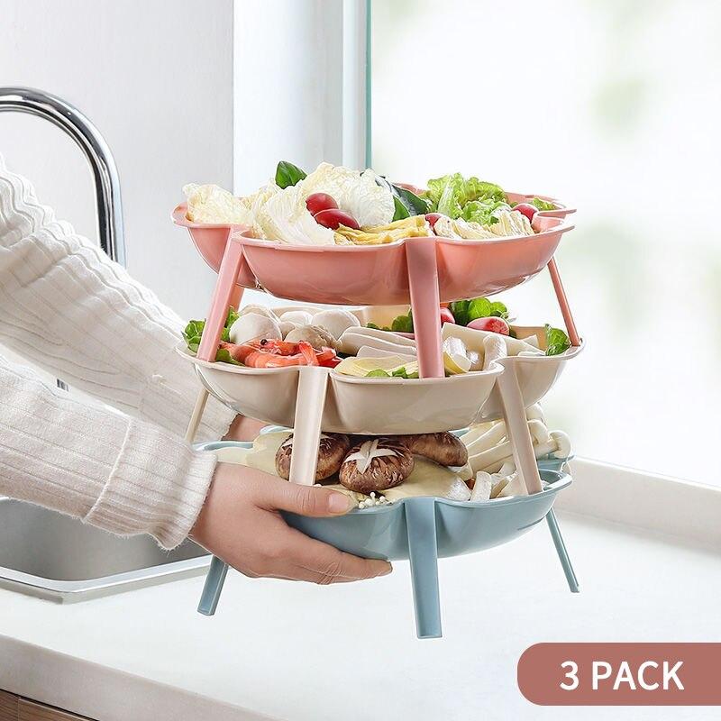 Platter Place dishes Stackable