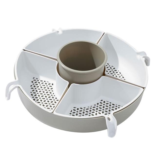 Rotating Drain Basket Strainers  Vegetable Basin Basket