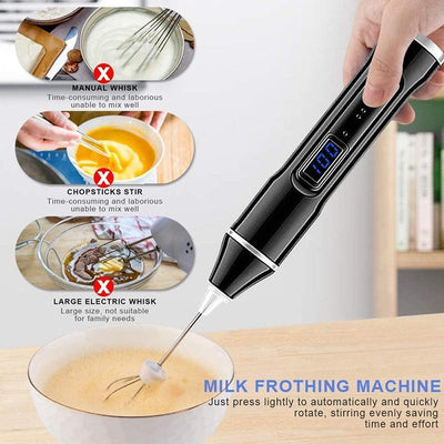 Milk Frother Electric Handheld Blender