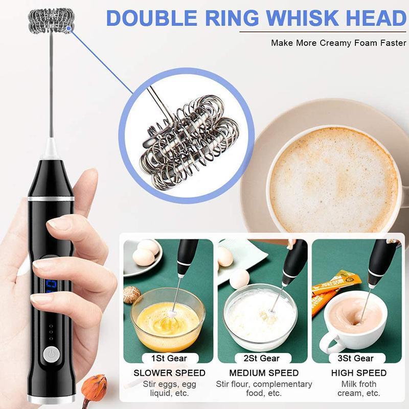 Milk Frother Electric Handheld Blender