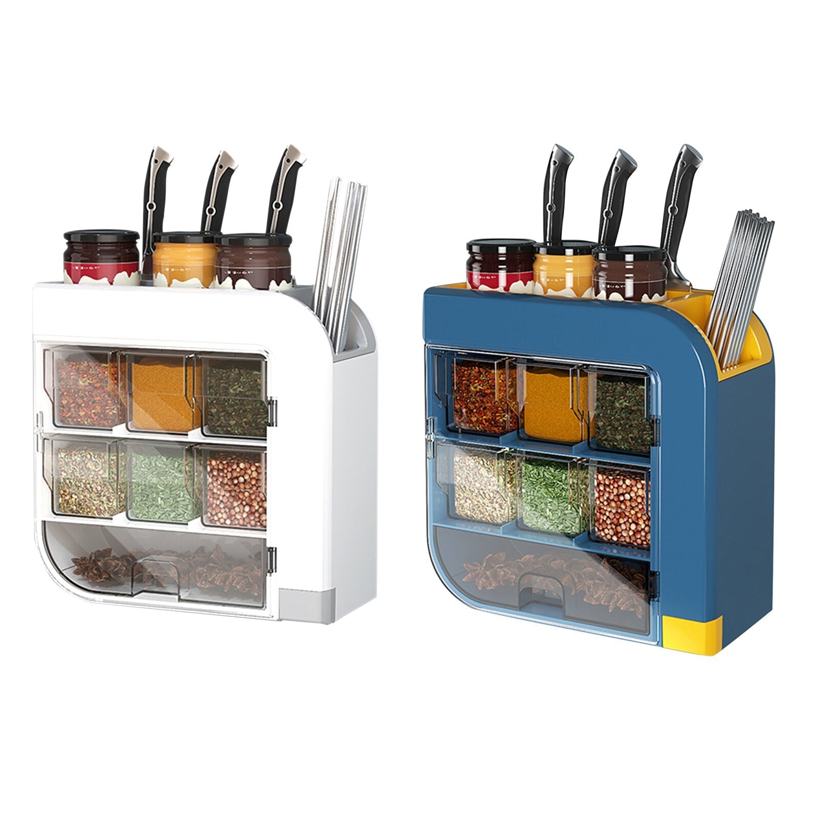 Household Kitchen Shelf Seasoning Box