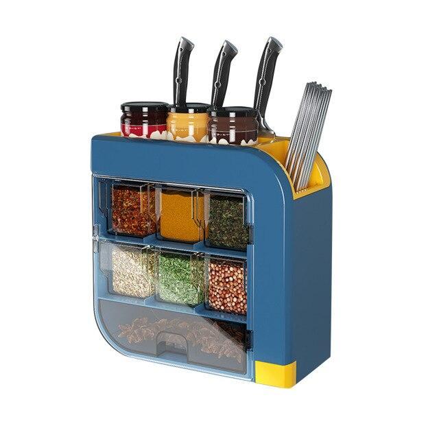 Household Kitchen Shelf Seasoning Box