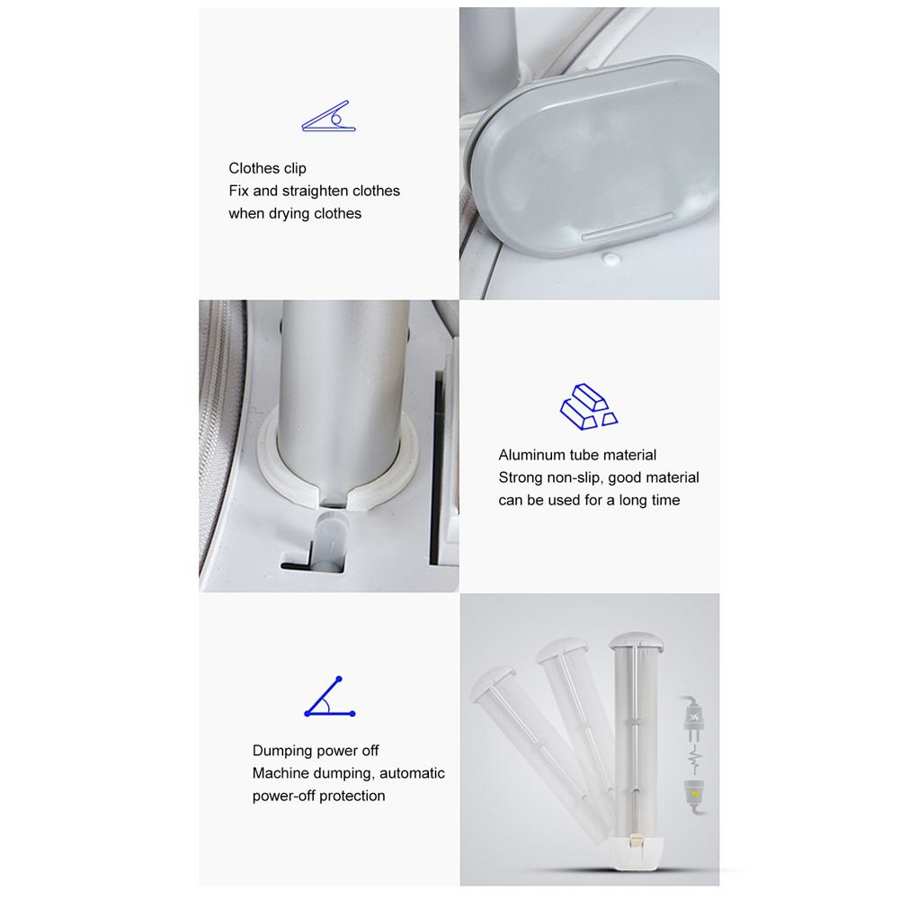 Electric stand clothes dryer