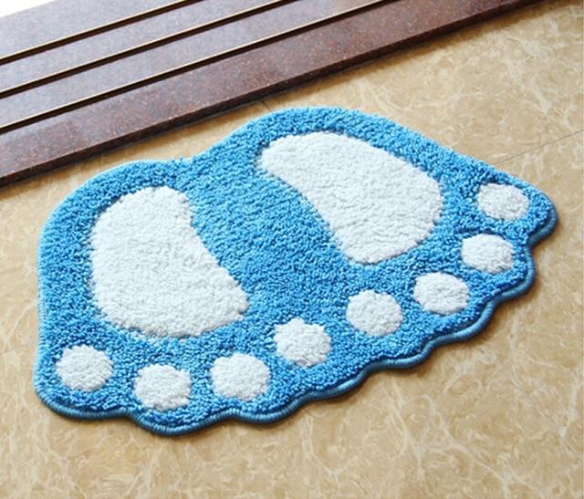 Home Best Foot Print Bath Mats