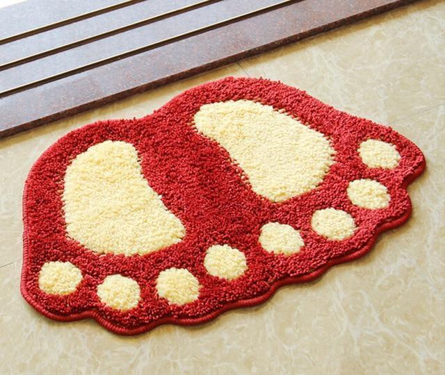 Home Best Foot Print Bath Mats