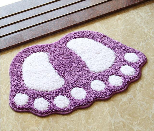 Home Best Foot Print Bath Mats