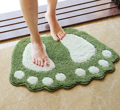 Home Best Foot Print Bath Mats