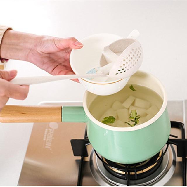Two-in-one Long Handle Large Spoon