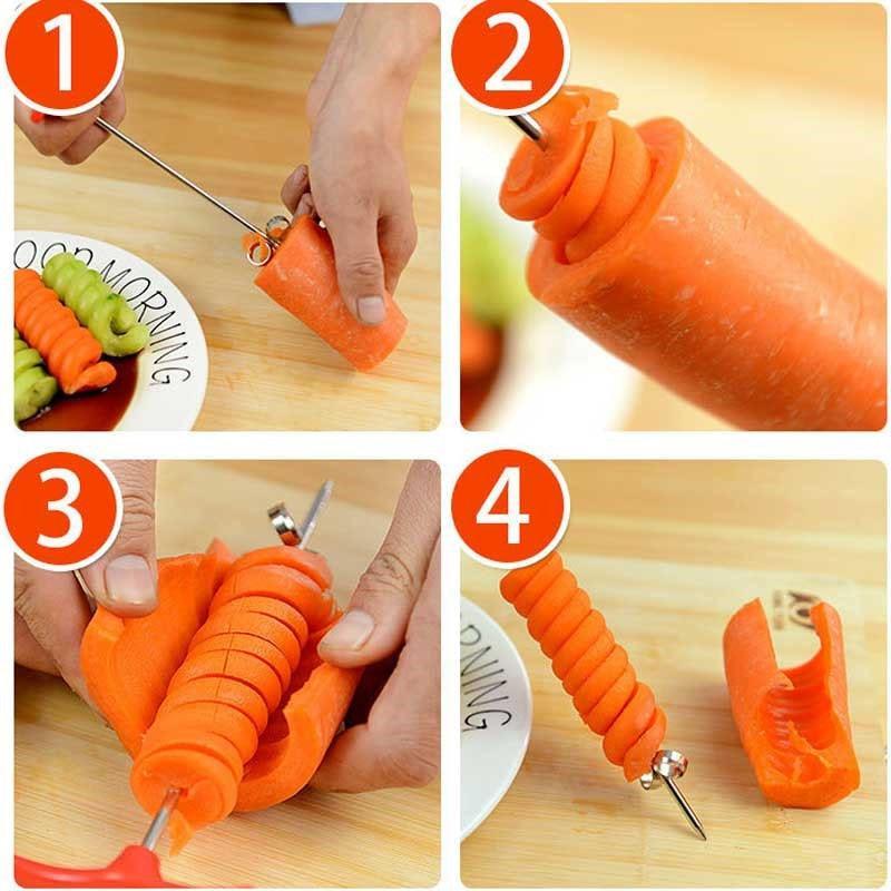 Fruit Spiral Knife ( 2 PCS )