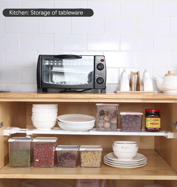 Adjustable Storage Shelf Closet Organizer