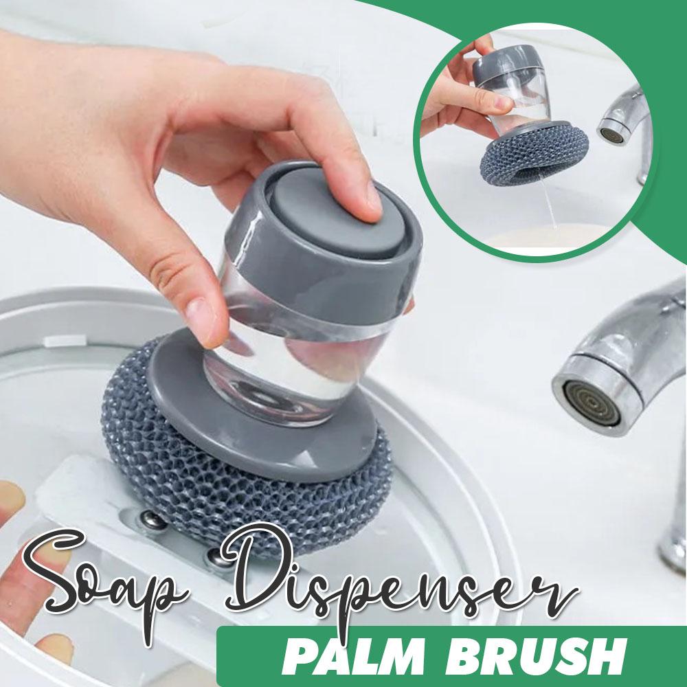 Soap Dispenser Palm Brush