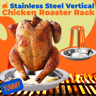 Stainless Steel Vertical Chicken Roaster Rack