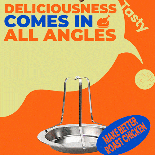 Stainless Steel Vertical Chicken Roaster Rack