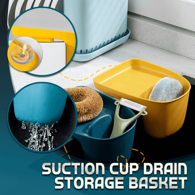 Suction Cup Drain Storage Basket